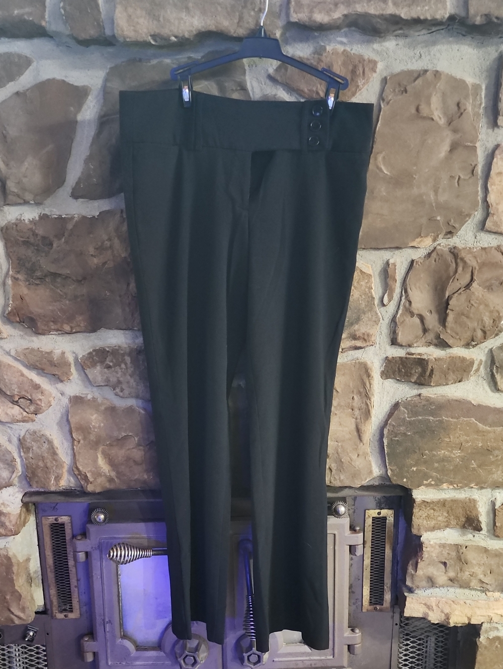 Star City Black Wide Leg Trousers